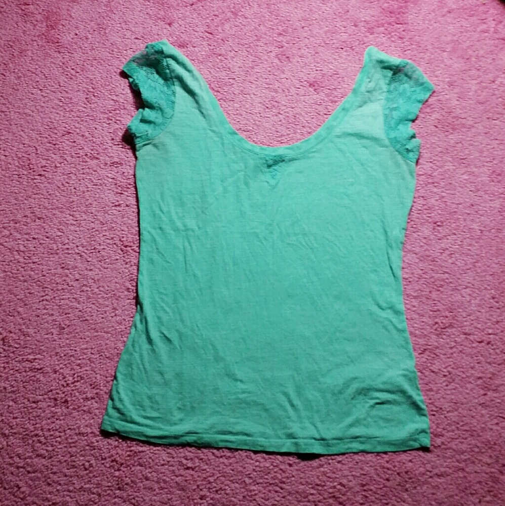 Turquoise Green Blouse